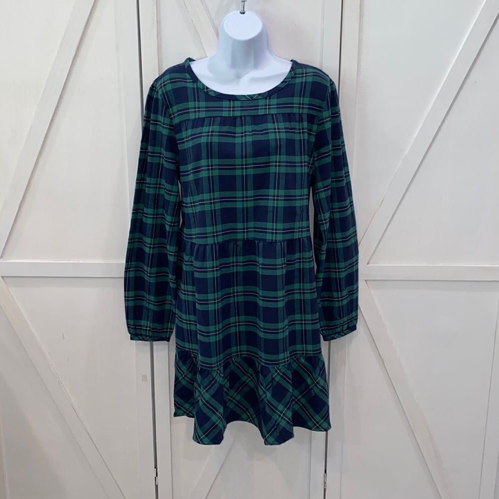 Southern Tide Intercostal Flannel Nadia Dress Size Medium Evening Emerald NWT